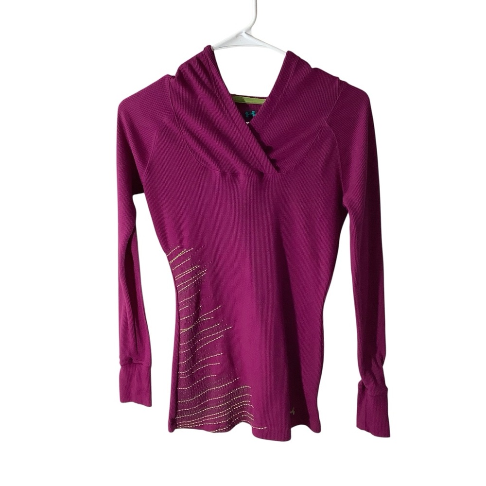 Under Armour Women's Semi-Fitted Hooded Long Sleeve Top